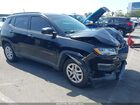 2017 Jeep New Compass Sport Fwd Black vin: 3C4NJCAB7HT652309