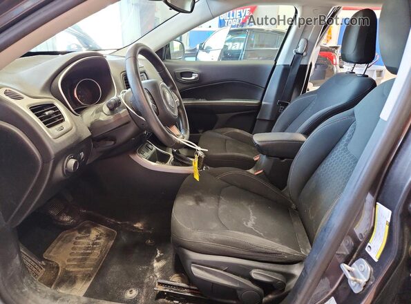 3C4NJCAB7HT658191 2017 JEEP COMPASS Gray Vista interior delantera