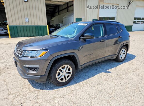 3C4NJCAB7HT658191 2017 JEEP COMPASS Gray Vista tres cuartos delantera izquierda