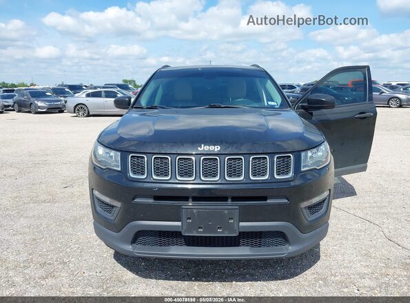 3C4NJCAB7JT343946 2018 JEEP COMPASS Черный Вид спереди