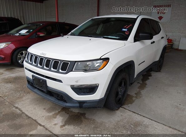 3C4NJCAB8HT661018 2017 JEEP NEW COMPASS Cream Առջևի ձախ երեք քառորդ տեսարան