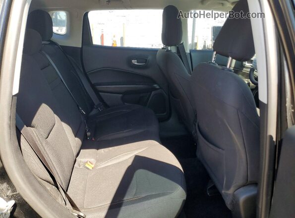 3C4NJCAB8KT727297 2019 JEEP COMPASS Black Widok tylnych siedzeń