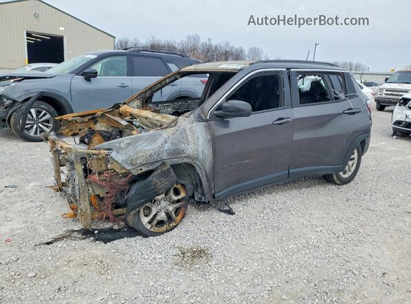3C4NJCAB8LT124903 2020 JEEP COMPASS Gray Przód lewy