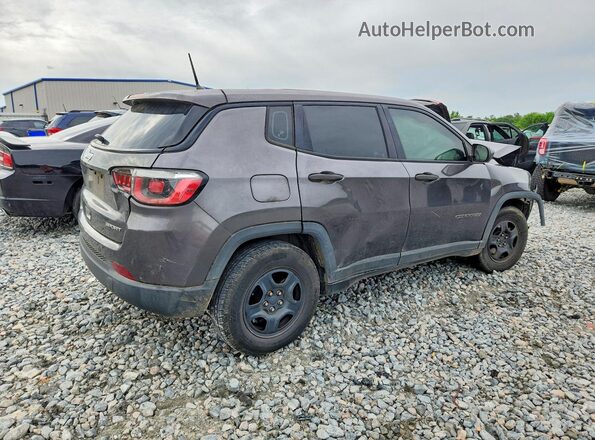 3C4NJCAB9JT330227 2018 JEEP COMPASS Black Tył prawy