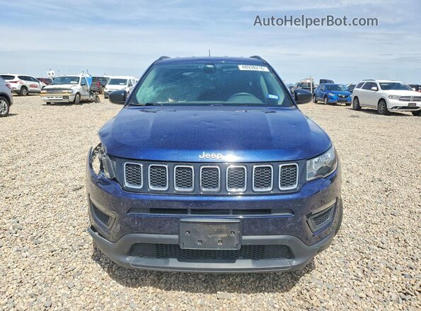 3C4NJCABXJT136919 2018 JEEP COMPASS Синий Вид спереди