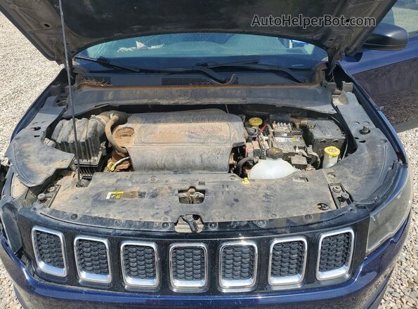 3C4NJCABXJT136919 2018 JEEP COMPASS Синий Вид подкапотного пространства