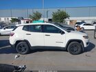 2018 Jeep Compass Sport Fwd White vin: 3C4NJCABXJT233179