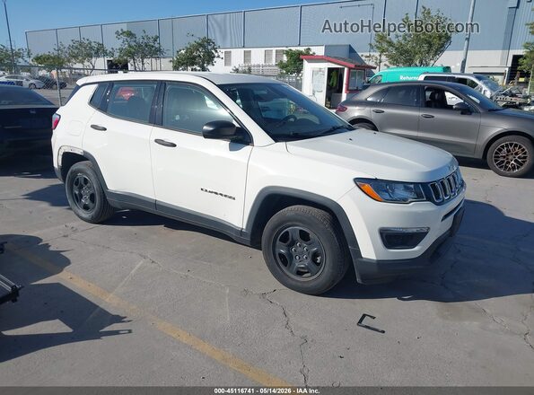 3C4NJCABXJT233179 2018 JEEP COMPASS White Przód prawy