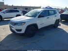 2018 Jeep Compass Sport Fwd White vin: 3C4NJCABXJT233179