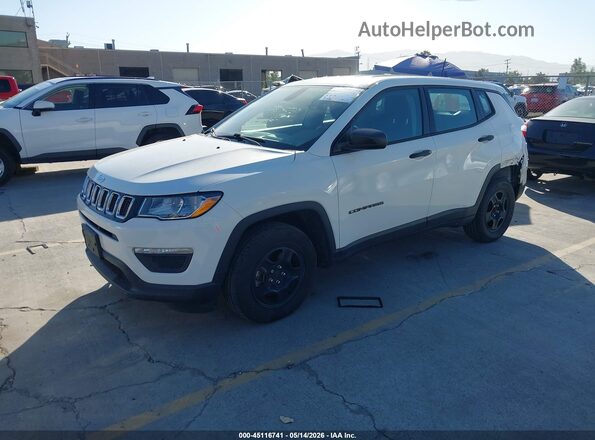 3C4NJCABXJT233179 2018 JEEP COMPASS White Przód lewy
