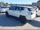 2018 Jeep Compass Sport Fwd White vin: 3C4NJCABXJT233179