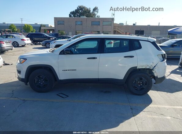 3C4NJCABXJT233179 2018 JEEP COMPASS White 