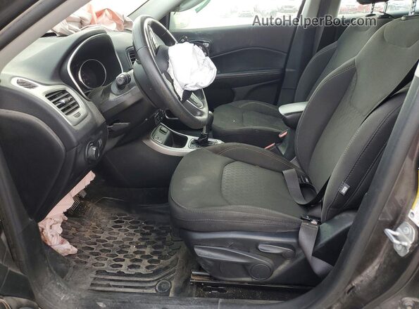 3C4NJCABXKT855783 2019 JEEP COMPASS Gray Widok wnętrza z przodu