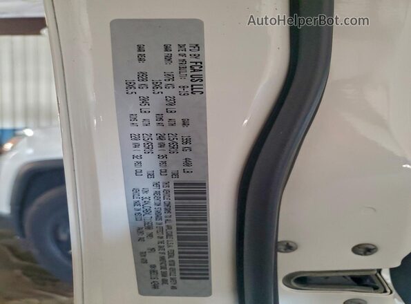 3C4NJCABXLT118200 2020 JEEP COMPASS White Widok naklejki z numerem VIN