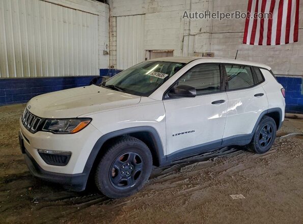 3C4NJCABXLT118200 2020 JEEP COMPASS White Przód lewy