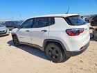 2021 Jeep Compass Sport White vin: 3C4NJCABXMT535902