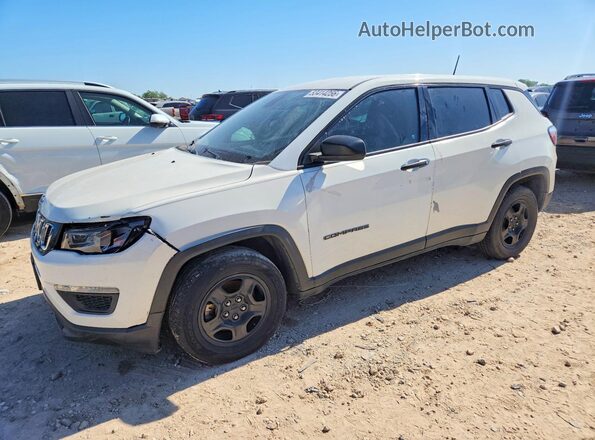 3C4NJCABXMT535902 2021 JEEP COMPASS White Przód lewy