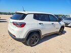 2021 Jeep Compass Sport White vin: 3C4NJCABXMT535902