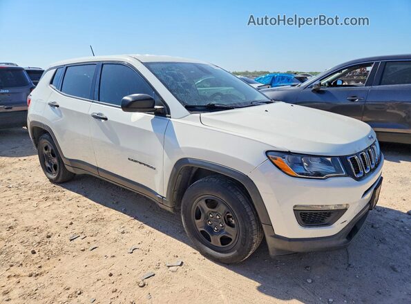 3C4NJCABXMT535902 2021 JEEP COMPASS White Przód prawy