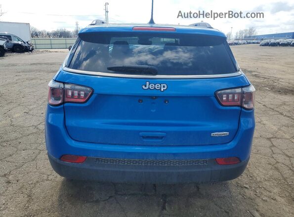 3C4NJCBB3NT229737 2022 JEEP COMPASS Синий Вид сзади