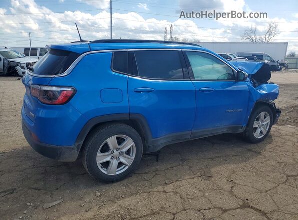3C4NJCBB3NT229737 2022 JEEP COMPASS Синий Задняя правая четверть