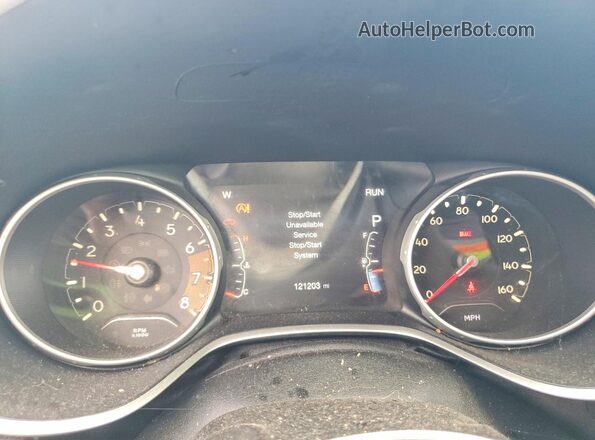 3C4NJCBB4JT462259 2018 JEEP COMPASS Blue Widok zestawu wskaźników
