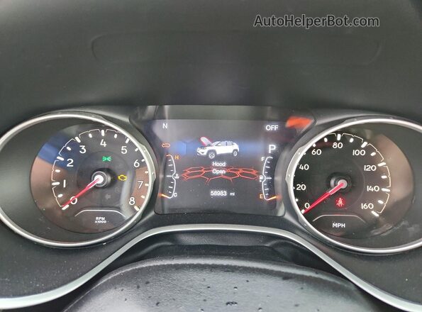 3C4NJCBB4KT614686 2019 JEEP COMPASS Угольный Вид щитка приборов