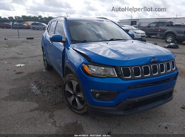 3C4NJCBB6HT632423 2017 JEEP NEW COMPASS Blue Передня права чверть