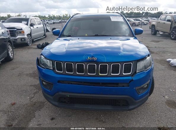 3C4NJCBB6HT632423 2017 JEEP NEW COMPASS Blue Вид щитка приладів
