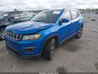 2017 Jeep New Compass Latitude Fwd Blue vin: 3C4NJCBB6HT632423