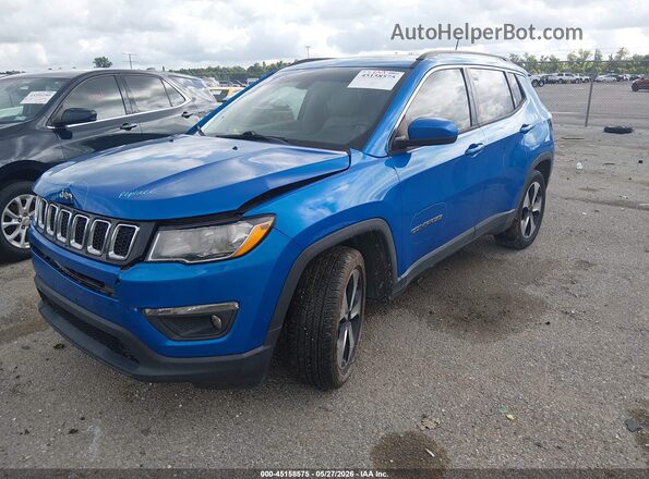 3C4NJCBB6HT632423 2017 JEEP NEW COMPASS Blue Передня ліва чверть