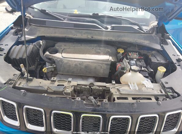 3C4NJCBB6HT632423 2017 JEEP NEW COMPASS Blue Вид ззаду