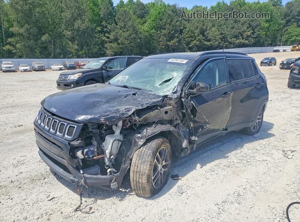 3C4NJCBB6KT711372 2019 JEEP COMPASS Черный Передняя левая четверть