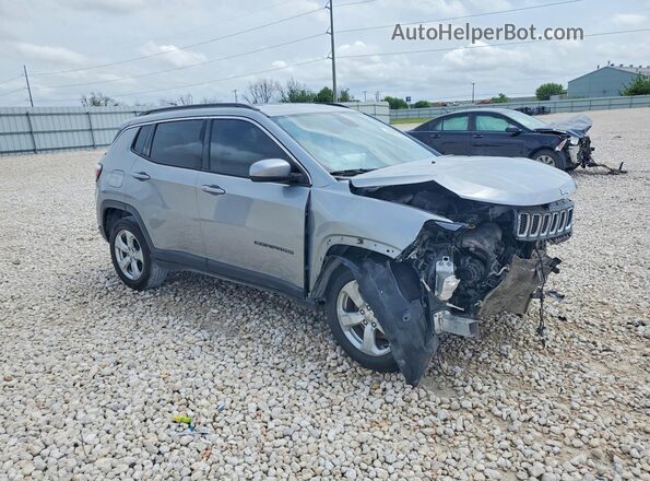 3C4NJCBB6KT801220 2019 JEEP COMPASS Серебряный Передняя правая четверть