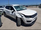 2018 Jeep Compass Latitude Fwd White vin: 3C4NJCBB7JT226978