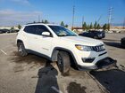 2020 Jeep Compass Latitude White vin: 3C4NJCBB7LT177039
