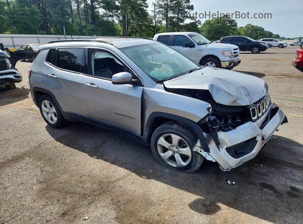 3C4NJCBB8KT835255 2019 JEEP COMPASS Серебряный Передняя правая четверть