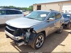 2018 Jeep Compass Limited Fwd Серебряный vin: 3C4NJCCB1JT406486