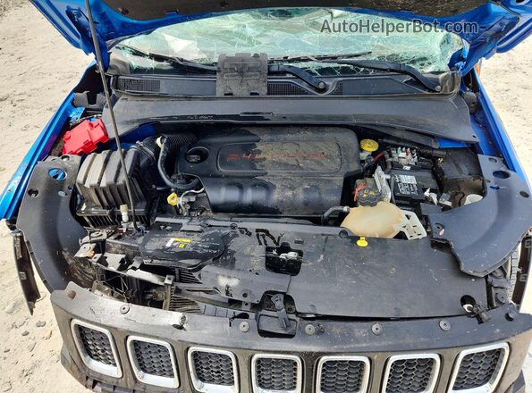 3C4NJCCB1LT218490 2020 JEEP COMPASS Синий Вид подкапотного пространства