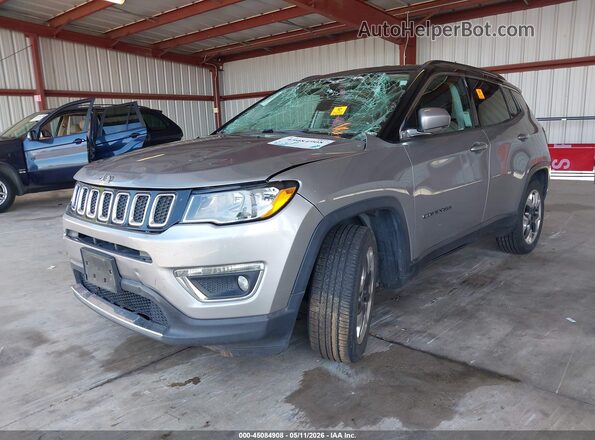 3C4NJCCB2LT211516 2020 JEEP COMPASS Серебряный Передняя левая четверть