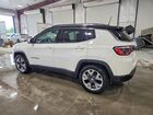 2021 Jeep Compass Limited White vin: 3C4NJCCB3MT605270