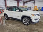 2021 Jeep Compass Limited White vin: 3C4NJCCB3MT605270