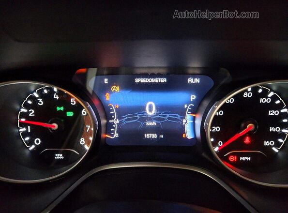 3C4NJCCB3MT605270 2021 JEEP COMPASS White Widok zestawu wskaźników