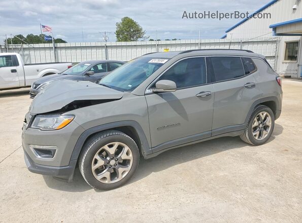 3C4NJCCB4KT802090 2019 JEEP COMPASS Gray Առջևի ձախ երեք քառորդ տեսարան