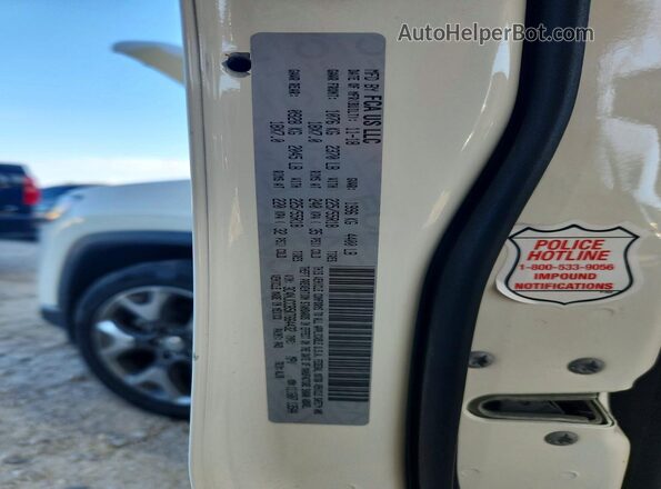 3C4NJCCB5KT664432 2019 JEEP COMPASS White Widok naklejki z numerem VIN