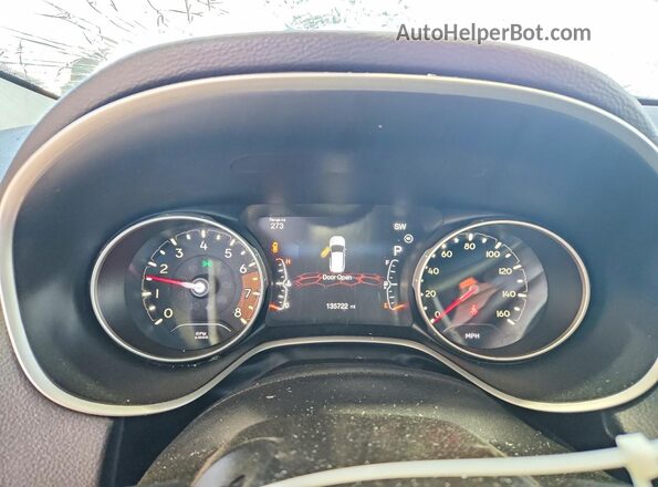 3C4NJCCB5KT664432 2019 JEEP COMPASS White Widok zestawu wskaźników