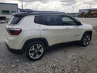 2019 Jeep Compass Limited White vin: 3C4NJCCB5KT832845