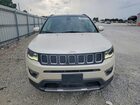 2019 Jeep Compass Limited White vin: 3C4NJCCB5KT832845
