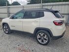 2019 Jeep Compass Limited White vin: 3C4NJCCB5KT832845