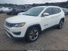 2020 Jeep Compass Limited Fwd Белый vin: 3C4NJCCB6LT179802
